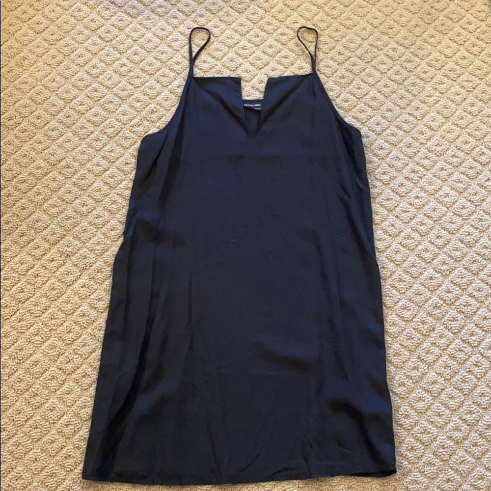 Fifth label black slip dress